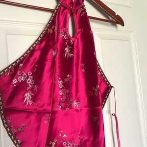 Asian halter top